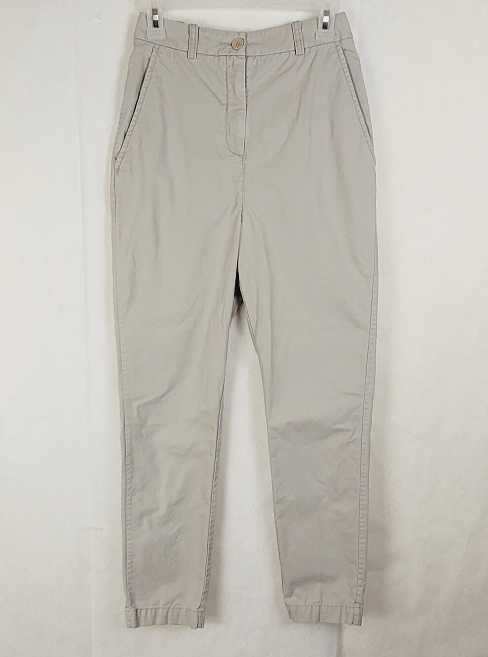 COS tan straight slim chino pants Size 34 womens Preppy Minimal Classic
